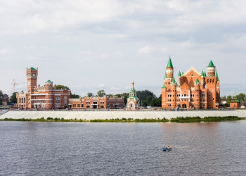 Набережная Брюгге в Йошкар-Оле, Марий Эл. Фото 4 – фотографии России