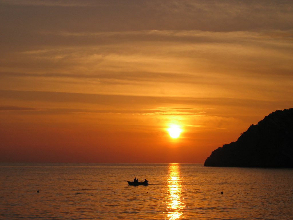 Закат в Чань, Черногория. Фото 1 – фотографии Черногории