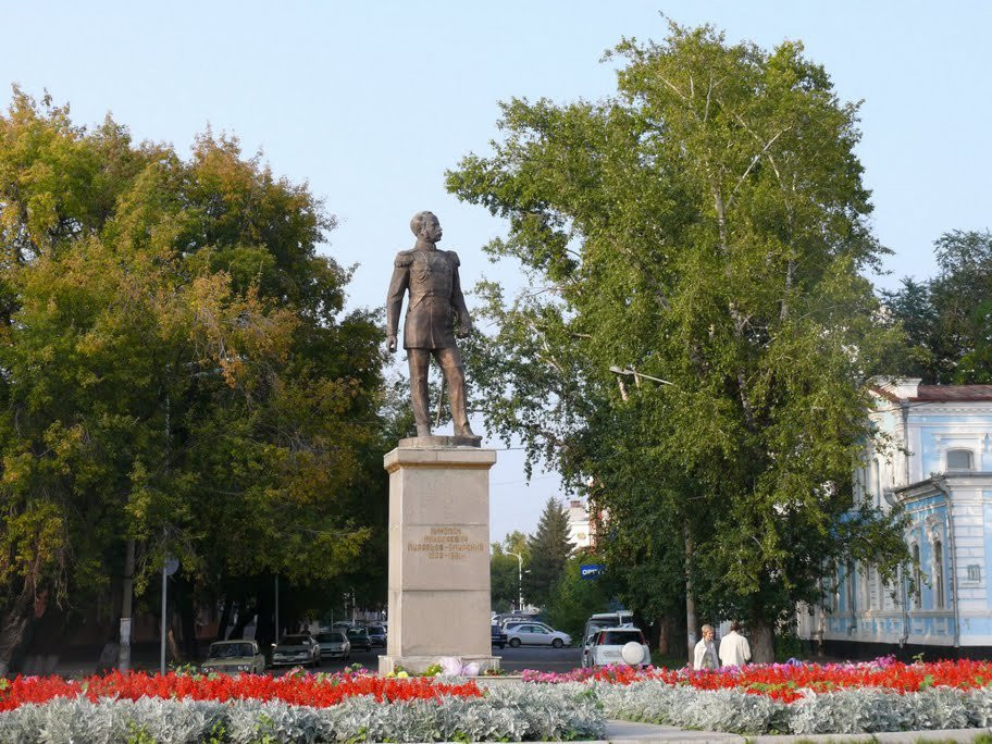 Памятник Муравьёву-Амурскому в Благовещенске, Россия. Фото 5 – фотографии России