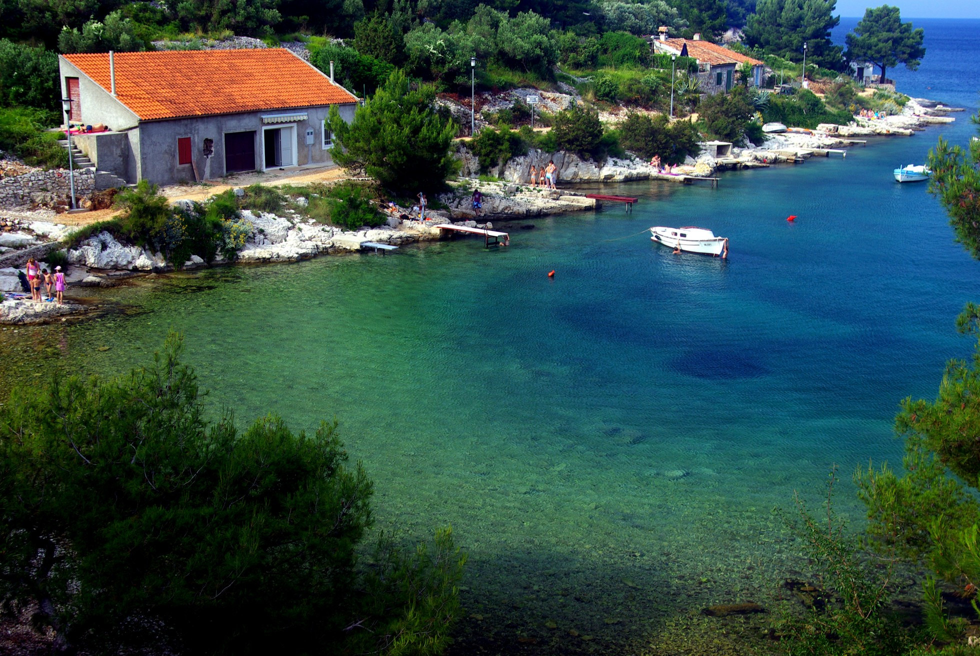 Берега в Мали-Лошинь, Хорватия – фотографии Хорватии