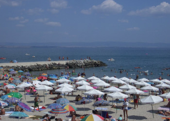 Пляж в Поморие, Болгария. Фото 6 – фотографии Болгарии