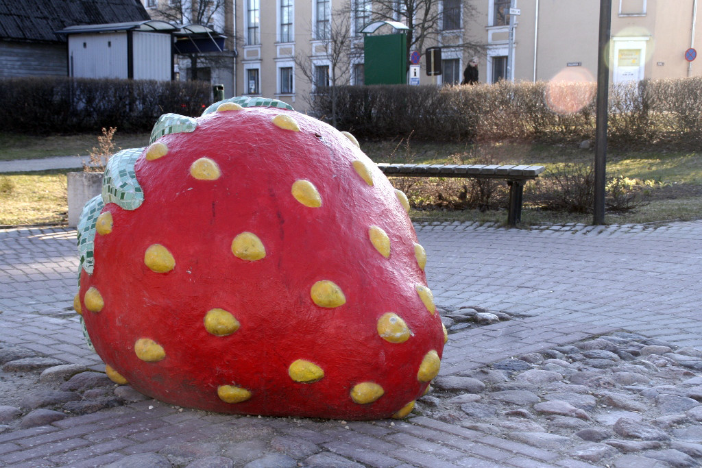 Памятник Клубничке – фотографии Эстонии