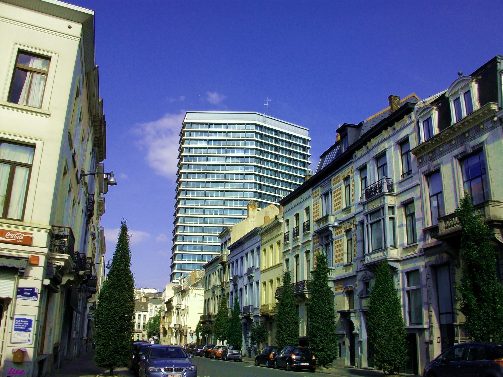 Улица в Брюсселе, Бельгия. Фото 10 – фотографии Бельгии