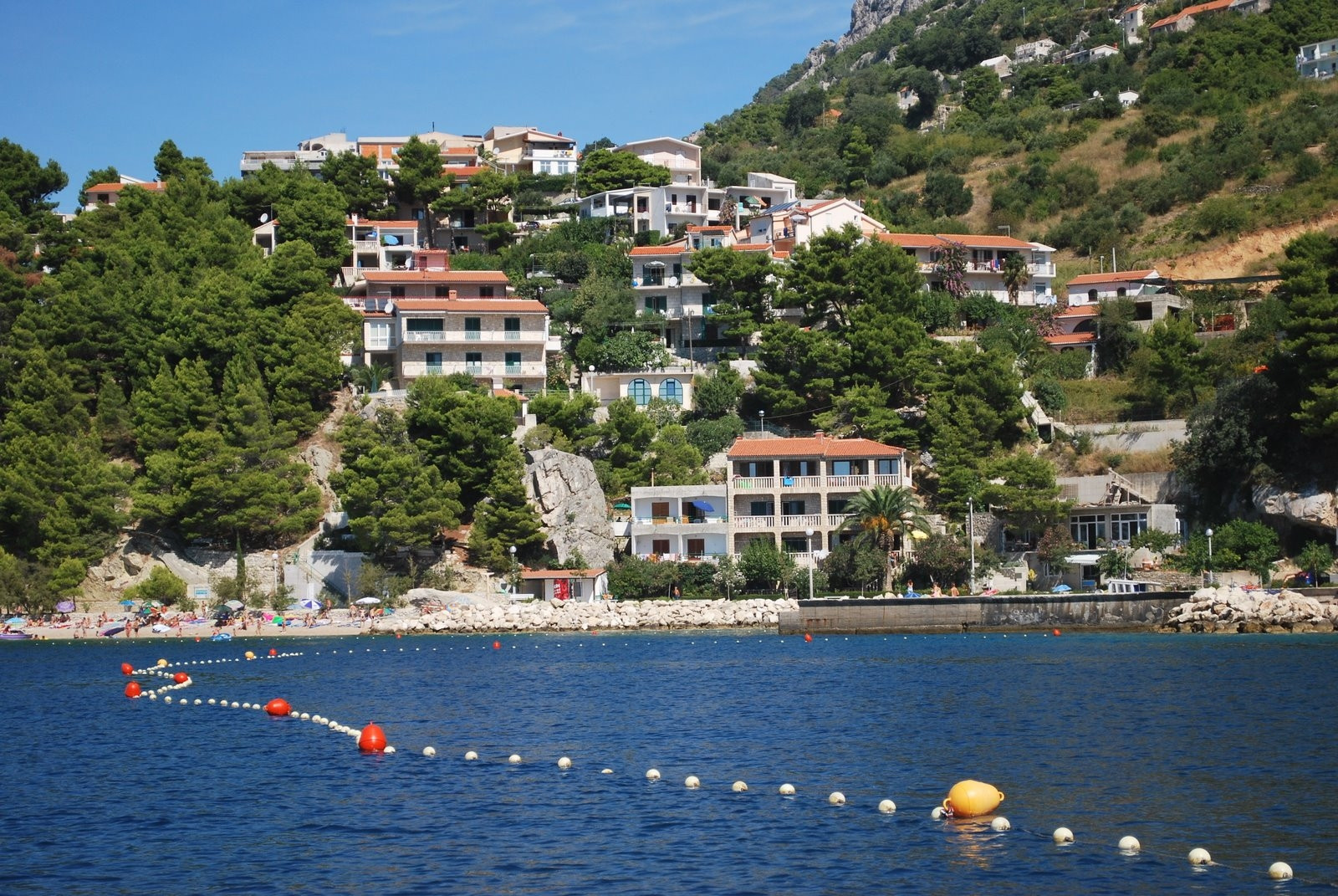 Отели на пляже в Брела, Хорватия – фотографии Хорватии