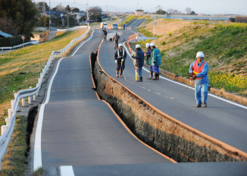 Дороги после землятресения в Японии. Фото 1 – фотографии Японии