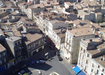 Панорамный вид в Бордо, Франция – фотографии Франции