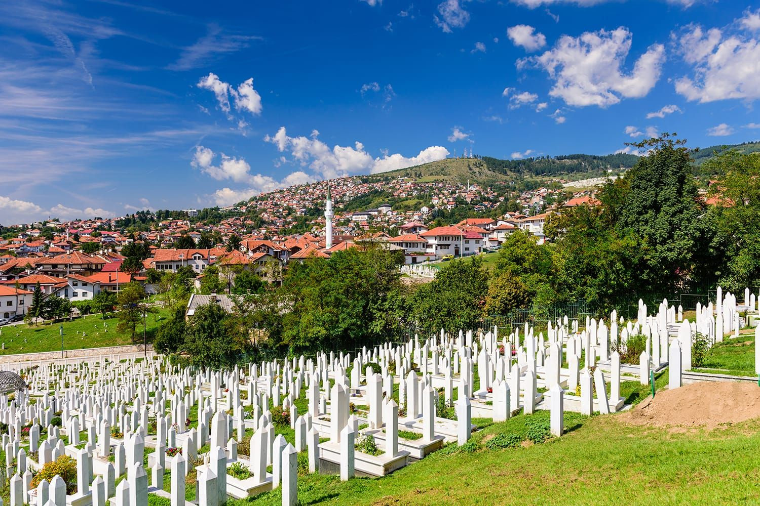Кладбище Alifakovac в Сараево – фотографии Боснии и Герцеговины