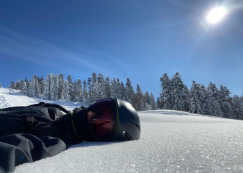 Снег на Южном Склоне Роза Хутор – фотографии России