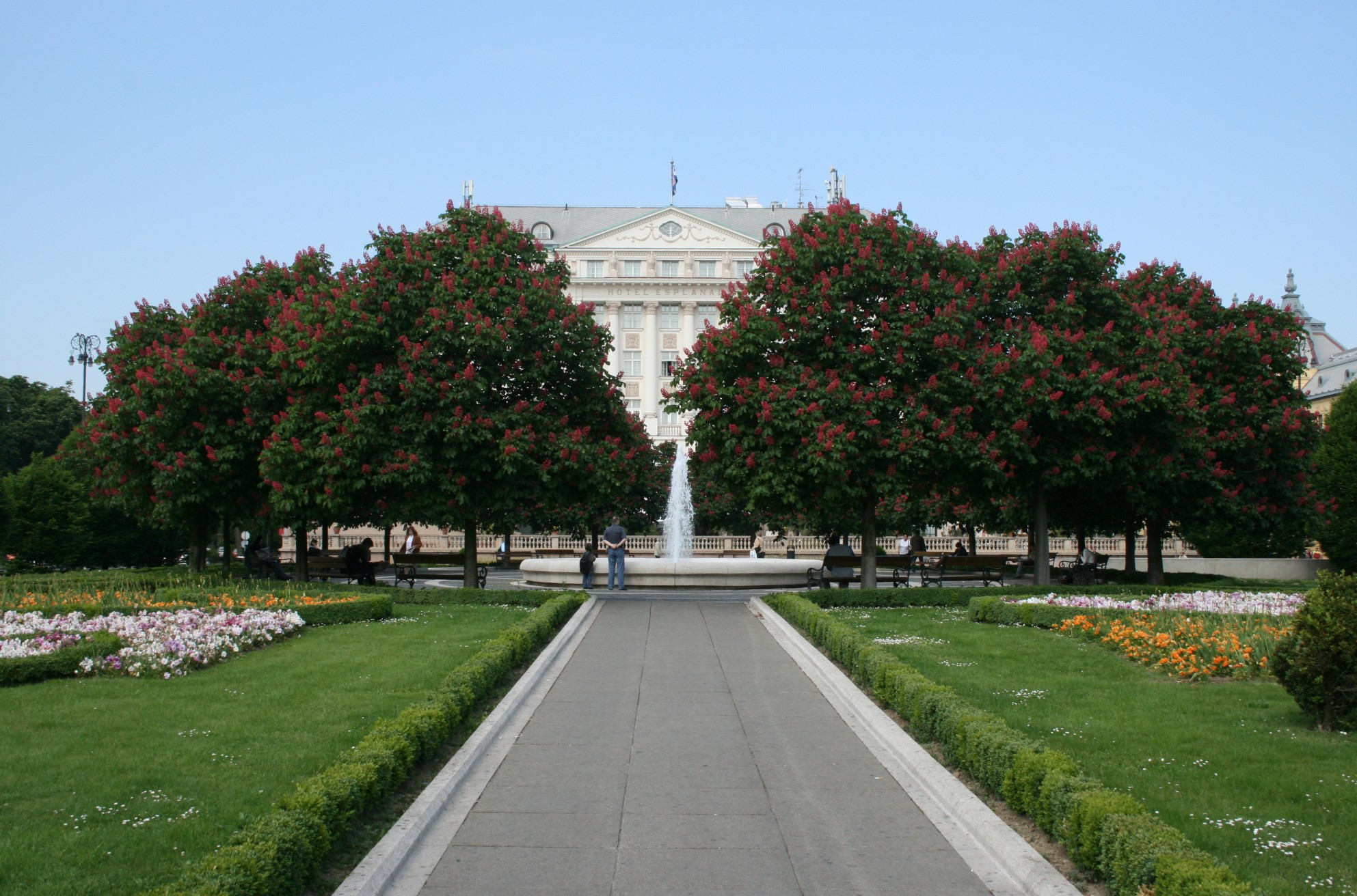 Сквер в Загреб, Хорватия. Фото 3 – фотографии Хорватии