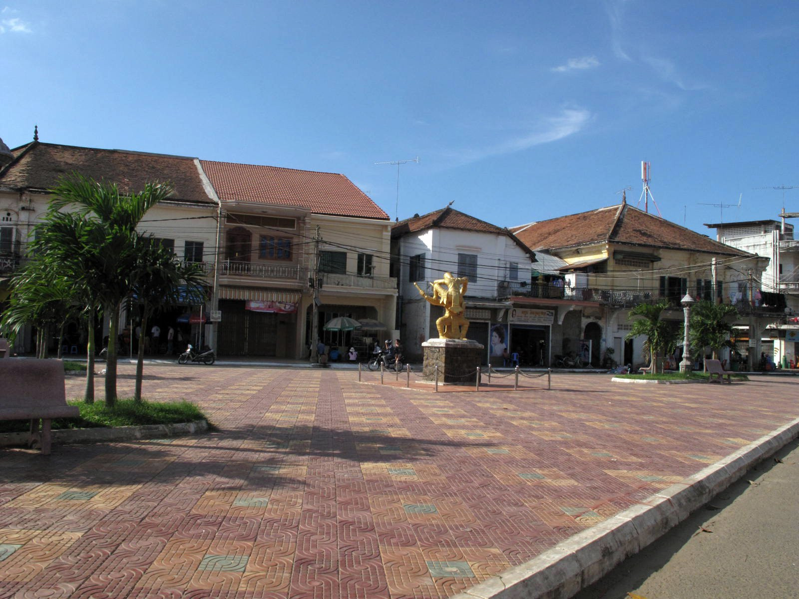 Дома в Кампонгтяме, Камбоджа. Фото 1 – фотографии Камбоджи