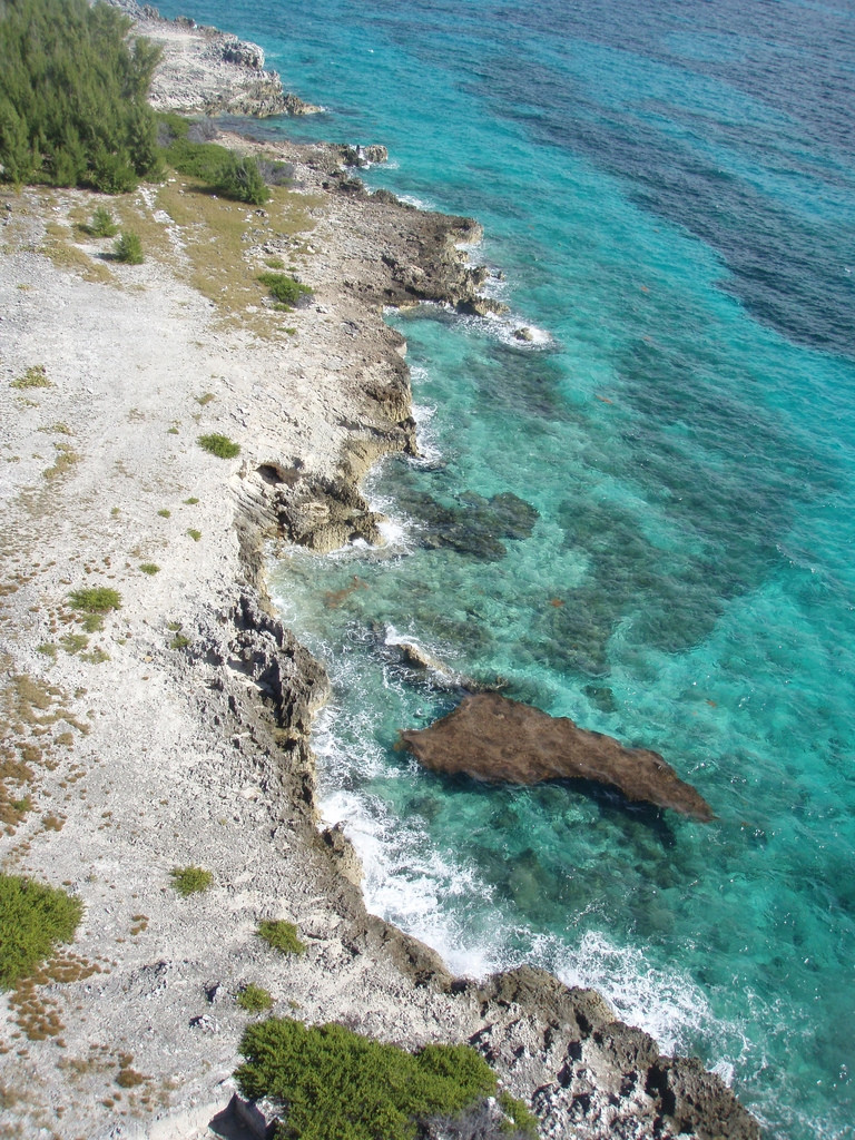 Вид сверху на остров Бимини, Багамские острова – фотографии Багамских островов