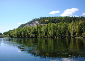 Река Хамсара в республике Тыва. Фото 1 – фотографии России