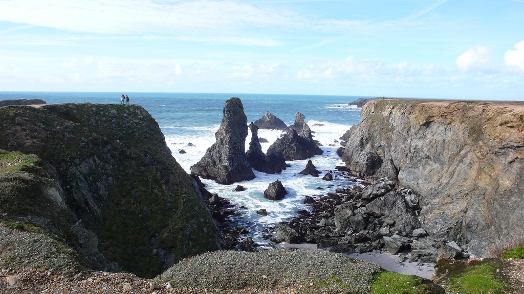 Скалы в Бель-Иль, Франция. Фото 8 – фотографии Франции