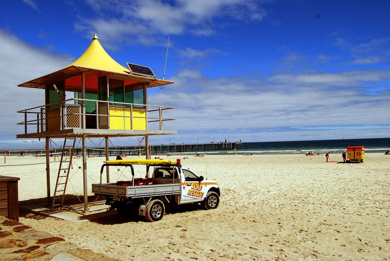 Пляж Гленелг, Аделаида, Австралия – фотографии Австралии