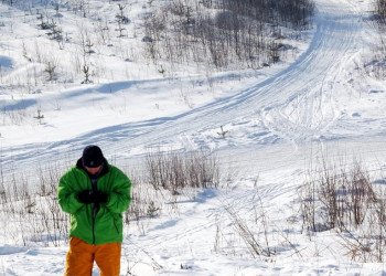Зима в Охта Парк, Россия – фотографии России