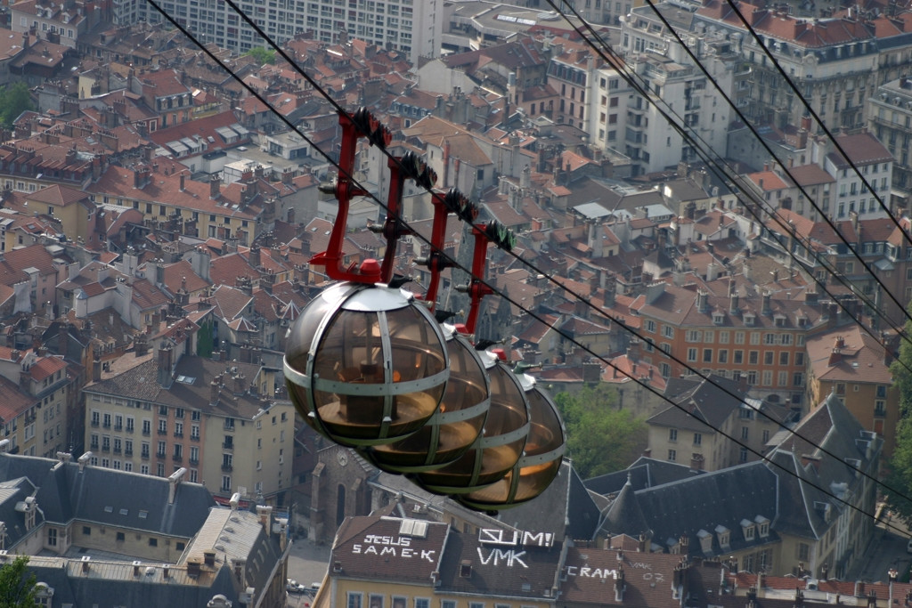 Канатная дорога в Гренобль, Франция. Фото 3 – фотографии Франции