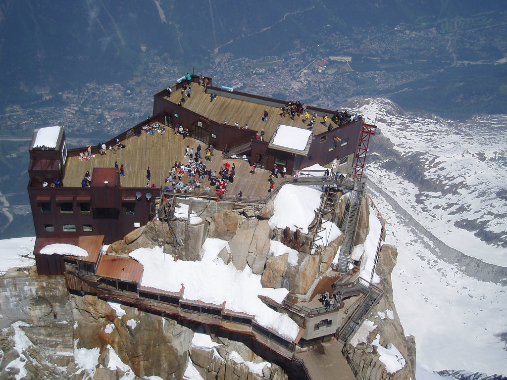 Горная вершина Эгюий-дю-Миди во Франции. Фото 2 – фотографии Франции