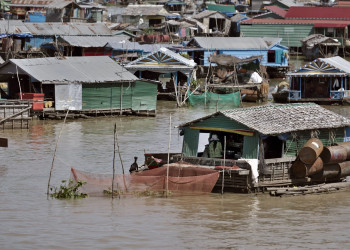 Деревни на воде – фотографии Камбоджи