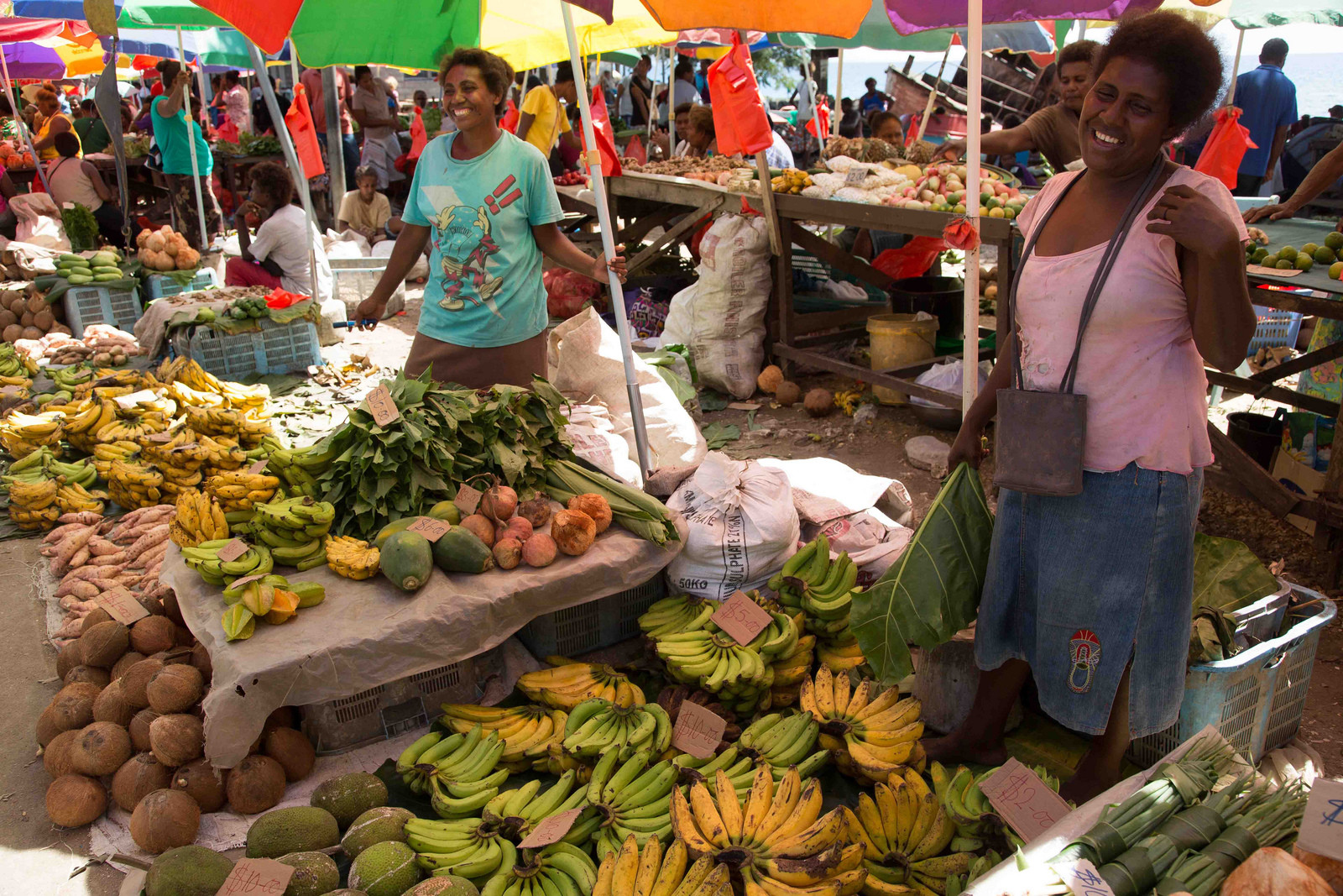 Kukum market в Хониаре – фотографии Соломоновых Островов