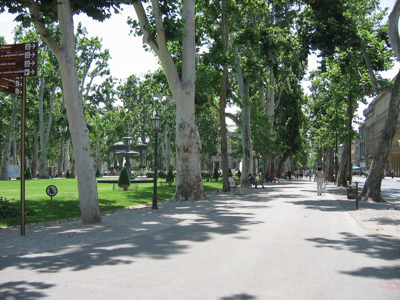 Сквер в Загреб, Хорватия. Фото 9 – фотографии Хорватии