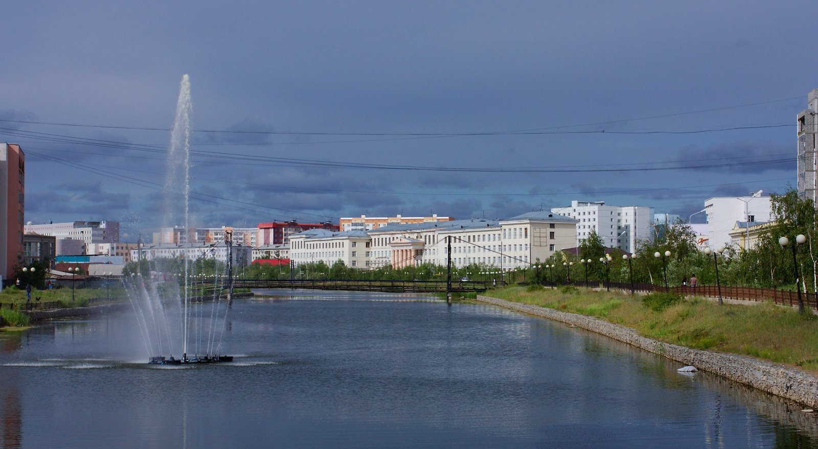 Канал в Якутске, Россия. Фото 2 – фотографии России