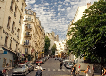 Улица в Париже, Франция. Фото 3 – фотографии Франции