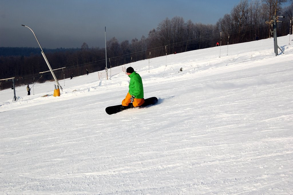 Лыжная трасса в Охта Парк, Россия. Фото 2 – фотографии России