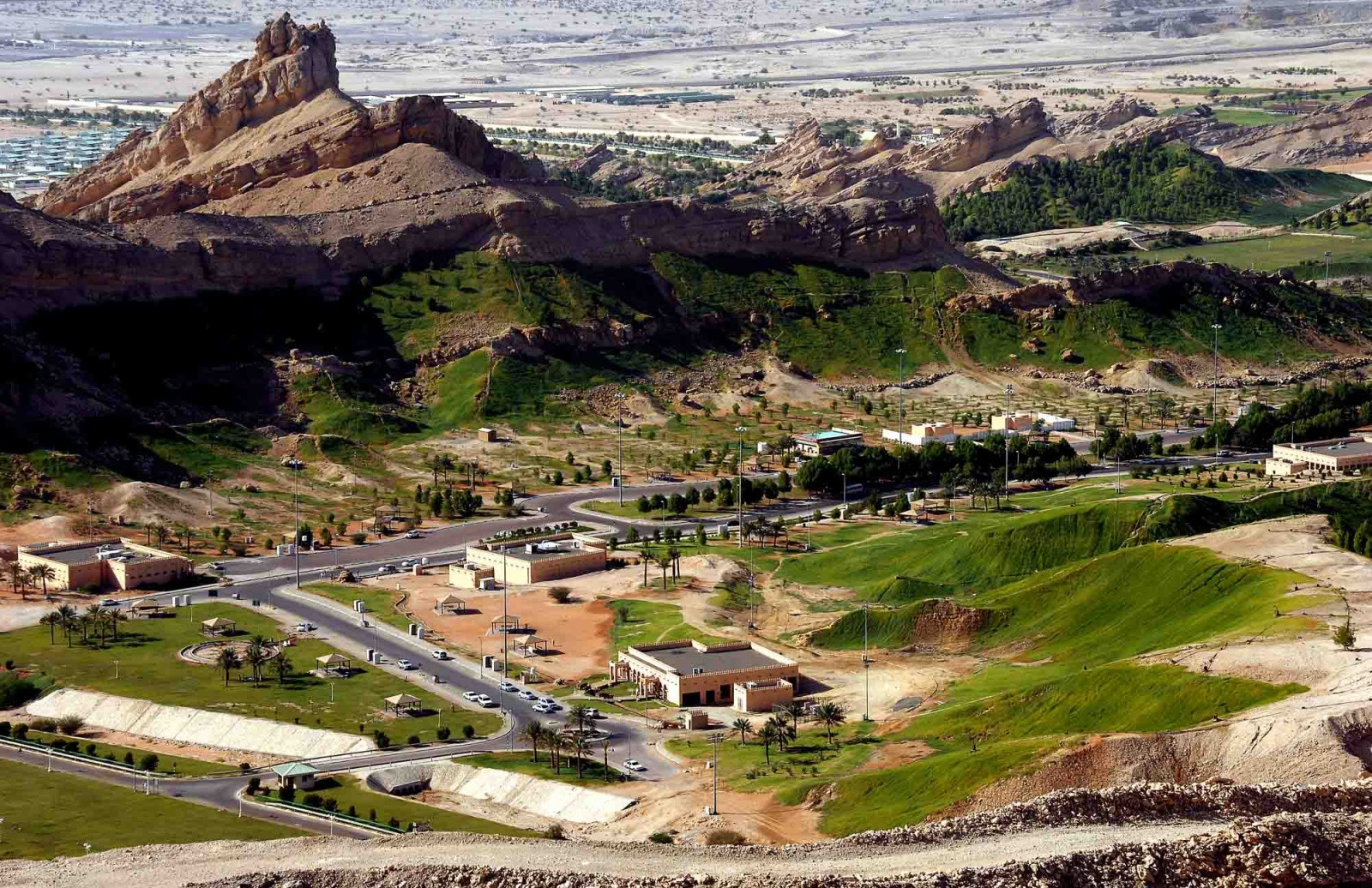 Панорамный вид Аль-Айн, ОАЭ – фотографии ОАЭ