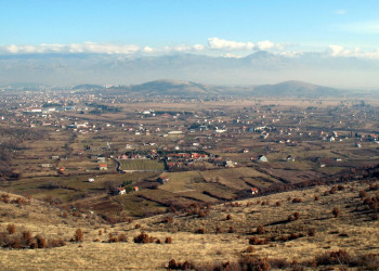 Панорамный вид в Подгорица, Черногория – фотографии Черногории