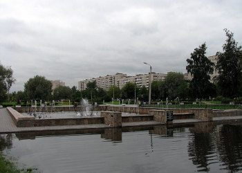 Фонтан в Колпино, Россия – фотографии России