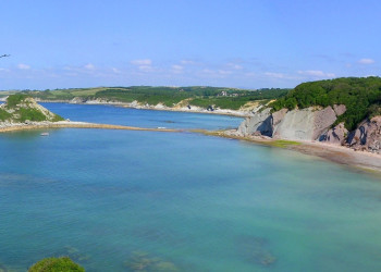 Берега в Андае, Франция – фотографии Франции