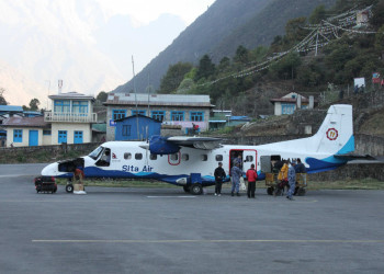 Аэропорт в городе Лукла – фотографии Непала
