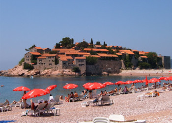 Пляж в Святой Стефан, Черногория. Фото 30 – фотографии Черногории