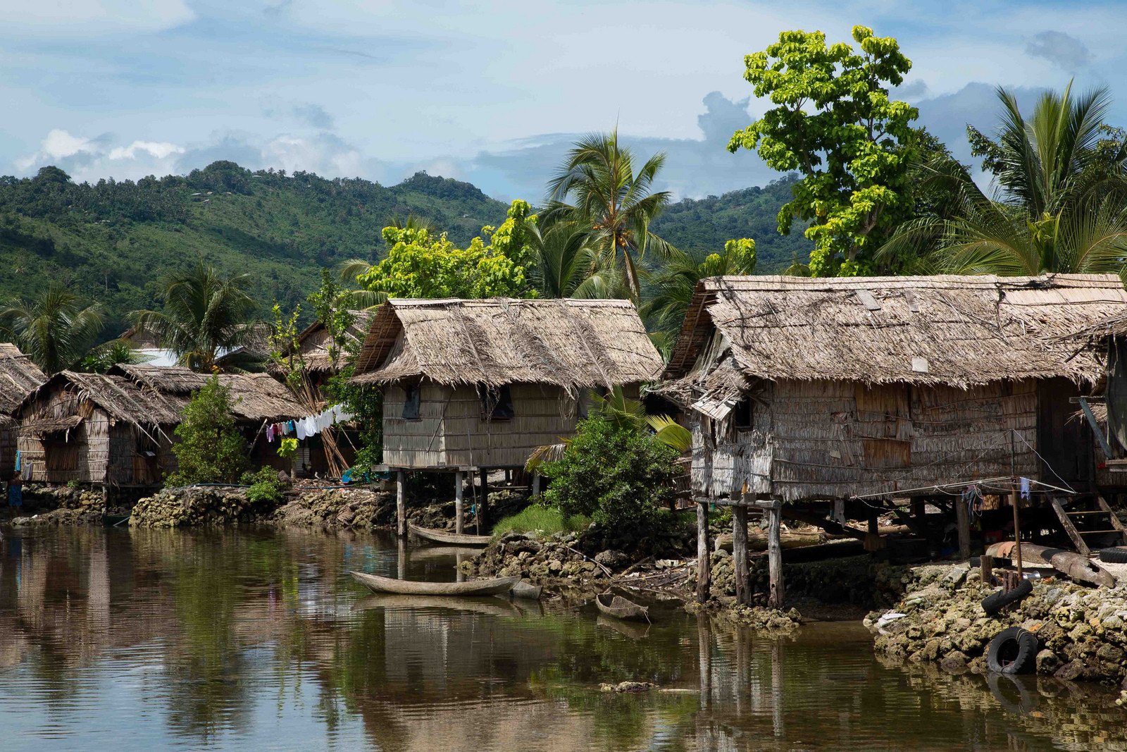 Дома на столбах, остров Малаита – фотографии Соломоновых Островов