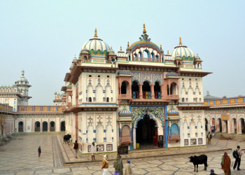 Индуистский храм Джанаки Мандир – фотографии Непала