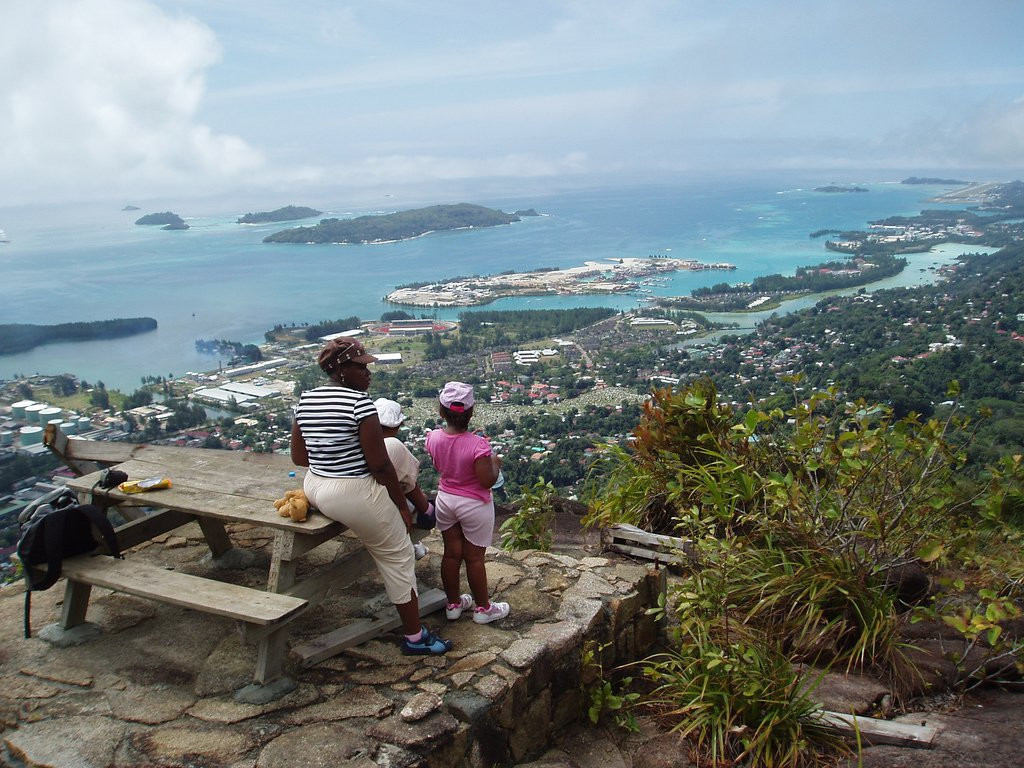 Вид сверху на остров Маэ, Сейшелы – фотографии Сейшельских островов