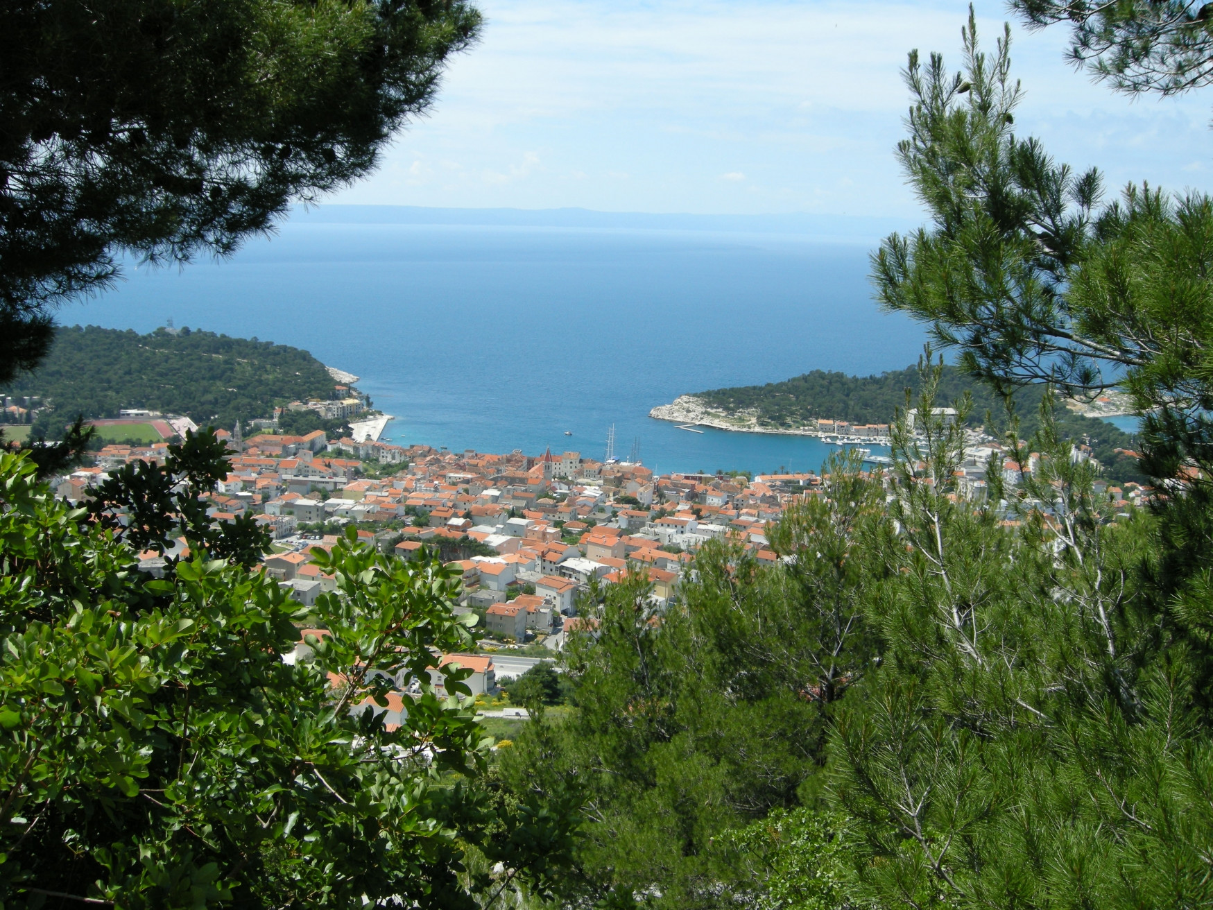 Панорамный вид Макарска, Хорватия. Фото 15 – фотографии Хорватии