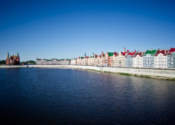 Набережная Брюгге в Йошкар-Оле, Марий Эл. Фото 1 – фотографии России