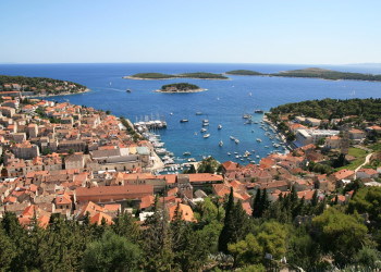 Панорамный вид в Хвар, Хорватия. Фото 2 – фотографии Хорватии