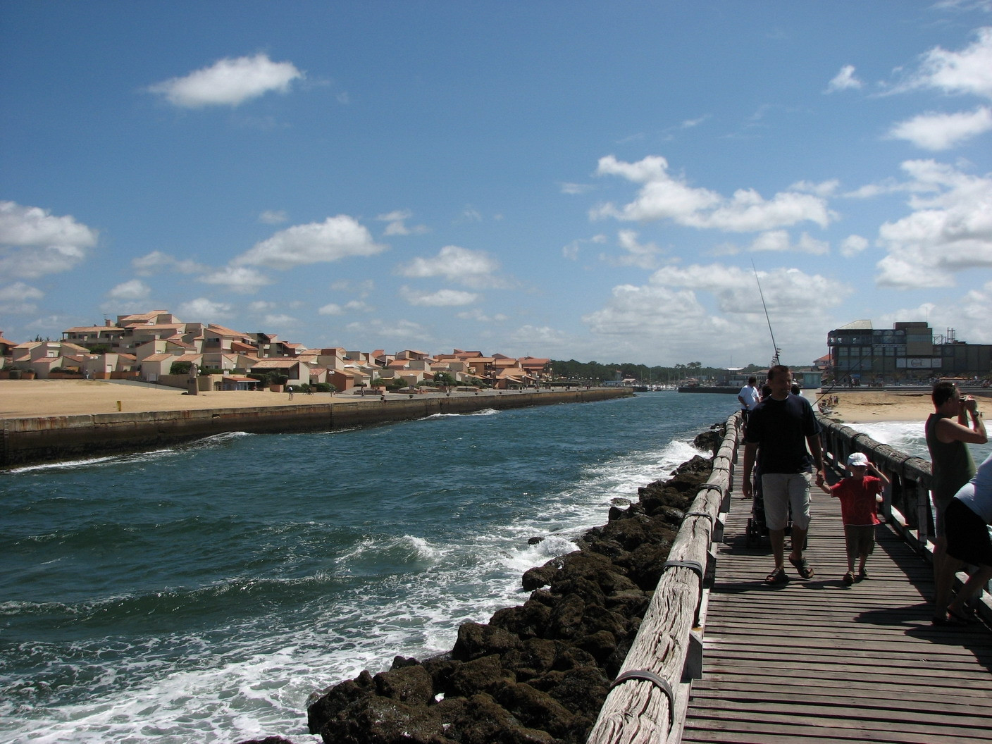 Набережная в Капбретоне, Франция. Фото 2 – фотографии Франции