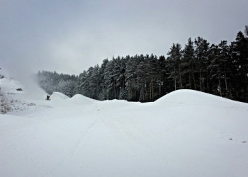 Горнолыжная база в Белорецке, республика Башкортостан. Фото 1 – фотографии России