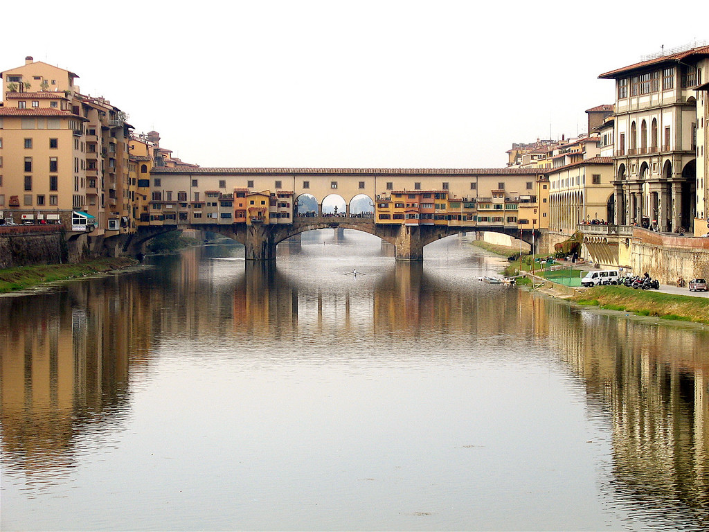 Мост понте веккьо во флоренции Мост понте веккьо во флоренции