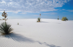 Пустыня Белых песков (WhiteSands), штат Нью-Мексико, США – фотографии США