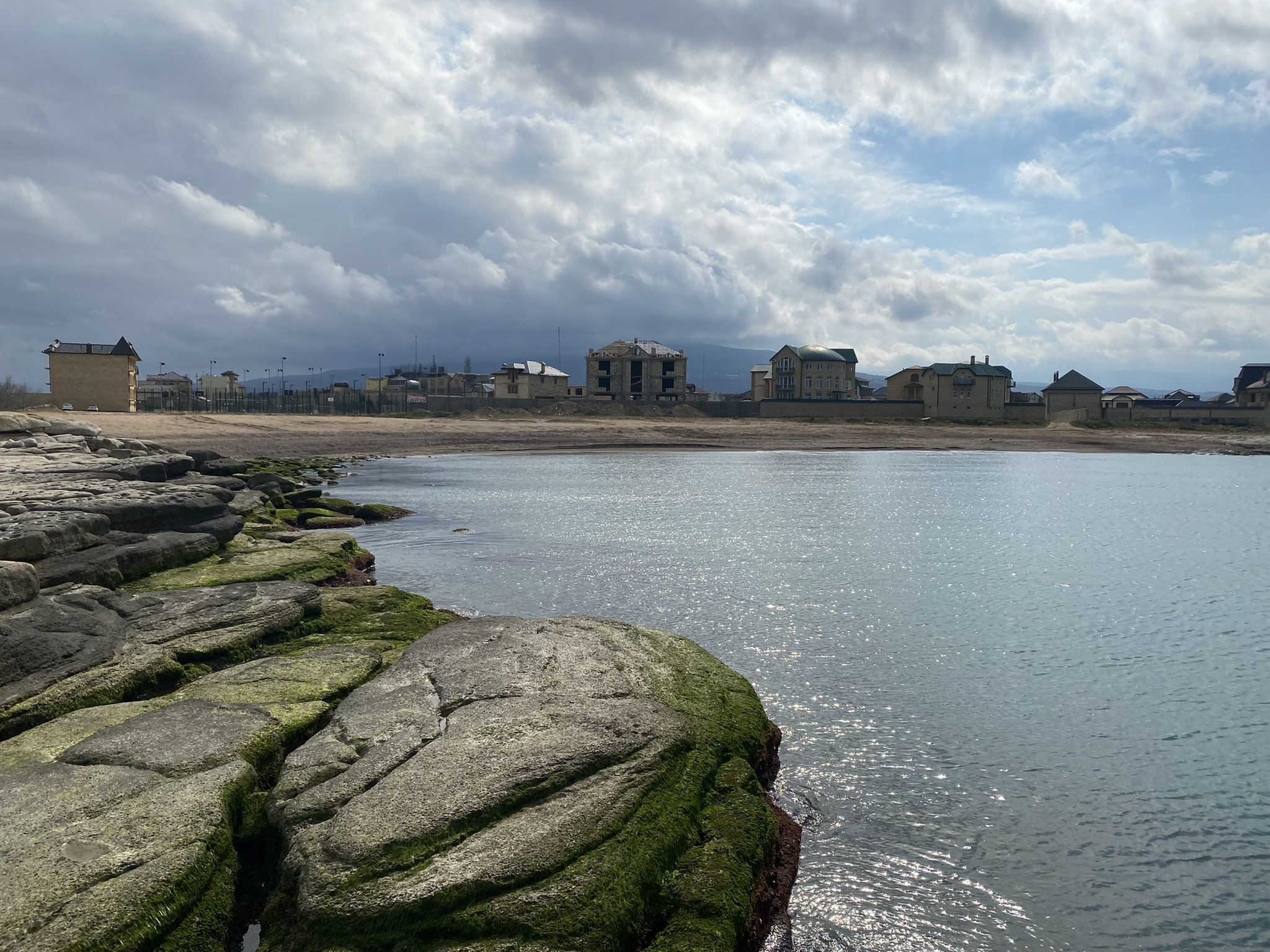 Дербентская коса, вид на пляж – фотографии России