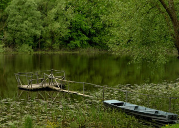 Озеро в Лоньско поле, Хорватия – фотографии Хорватии