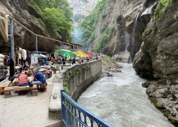 Прогулка по Чегемскому ущелью вдоль реки – фотографии России