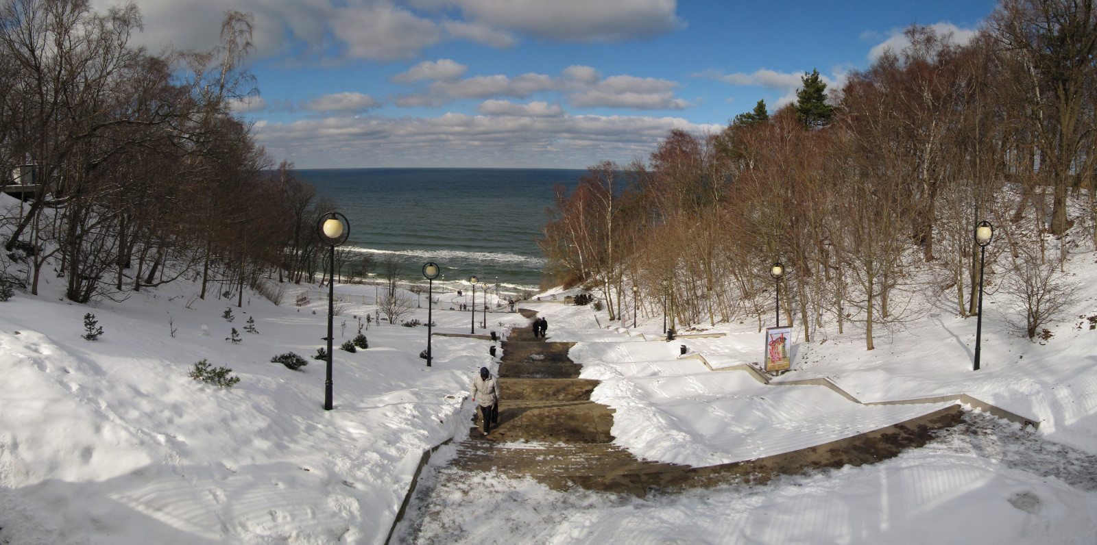Светлогорск зимой – фотографии России
