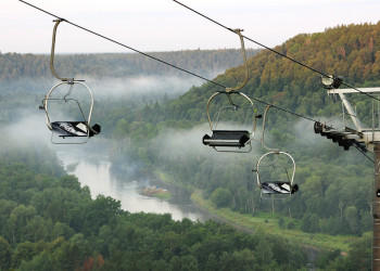 Канатная дорога в Сигулде (Латвия) – фотографии Латвии