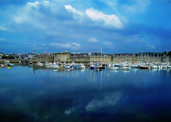 Залив в Конкарно, Франция – фотографии Франции