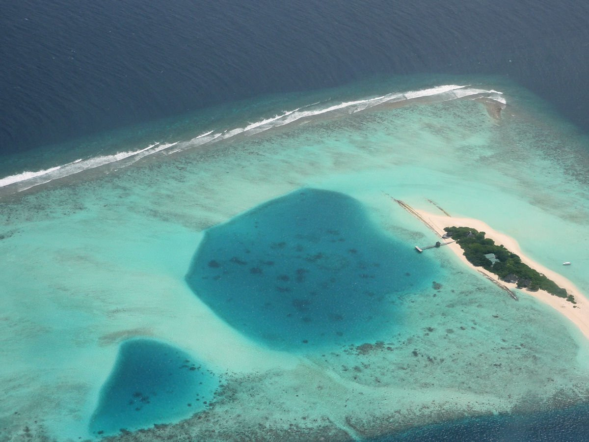 Панорамный вид в Баа Атолле, Мальдивы – фотографии Мальдивских островов